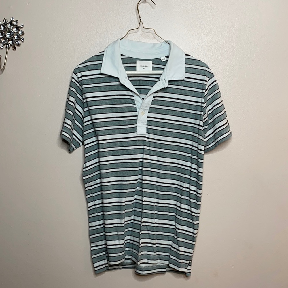 Men’s striped polo